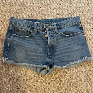 BDG Denim High Rise Shorts